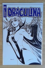 C0147: Draculina: #1: 1:40 Incentive B&W: Cover K: 9.0 VF / NM-